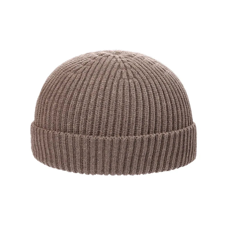 Warm Knit Wool Beanie Hat For Winter Comfort And Style Khaki 53-59cm NALANI