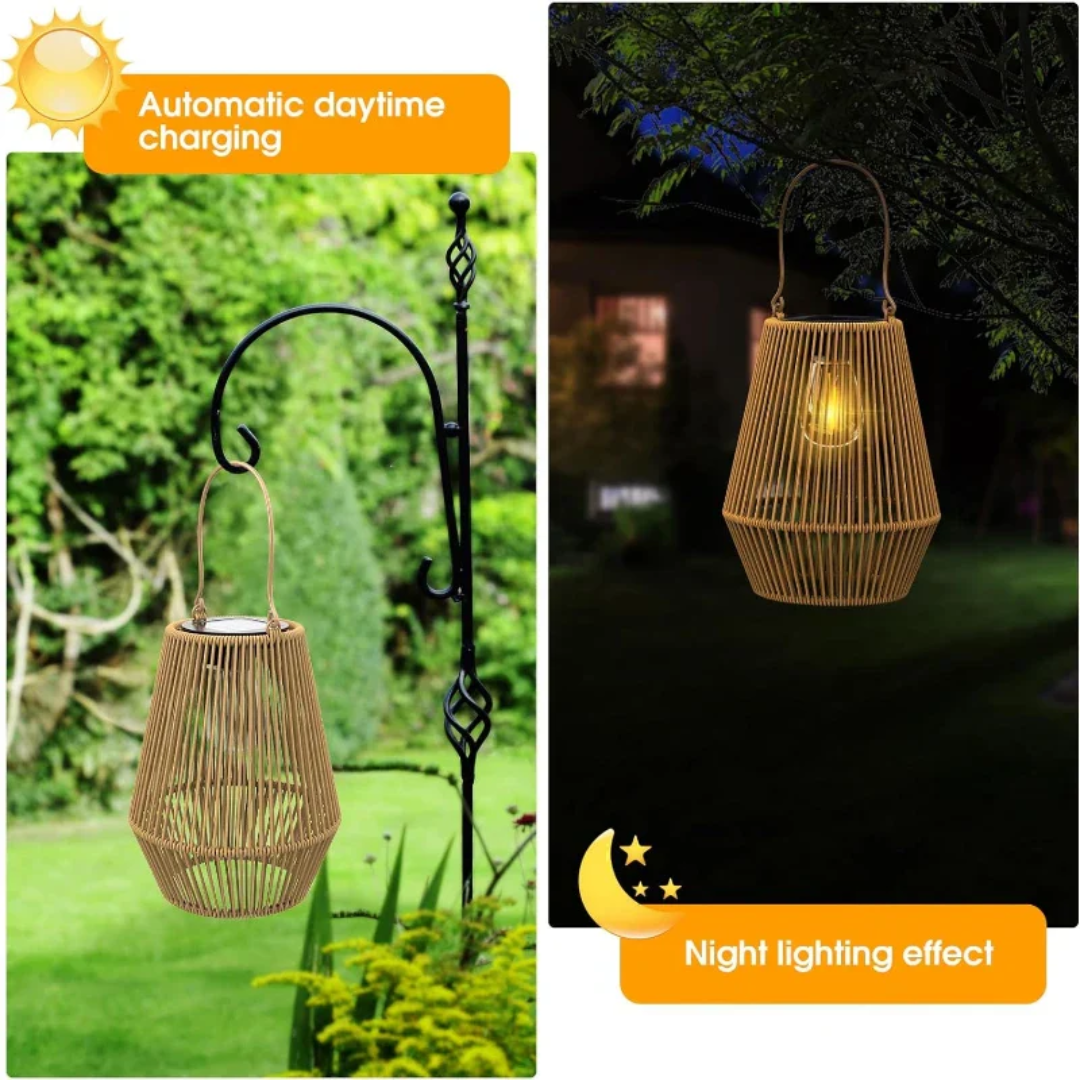Waterproof Solar Garden Lantern for Outdoor Decor NaLani