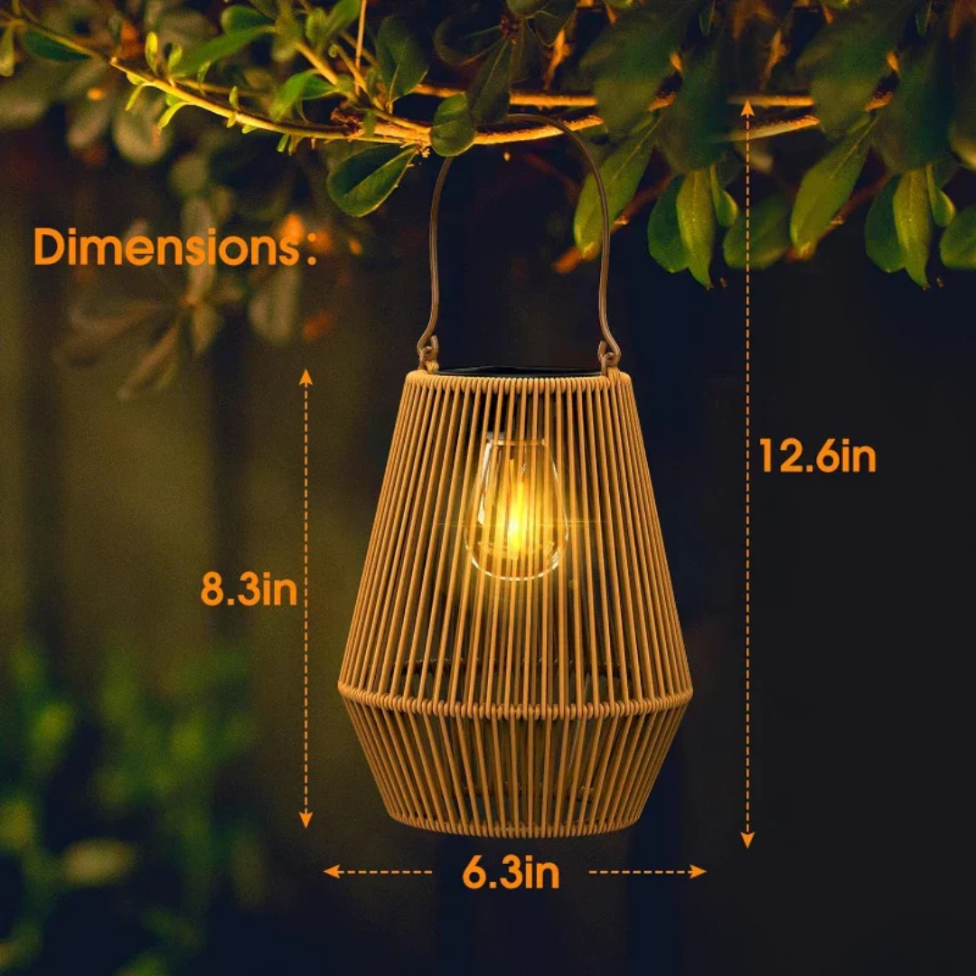 Waterproof Solar Garden Lantern for Outdoor Decor NaLani