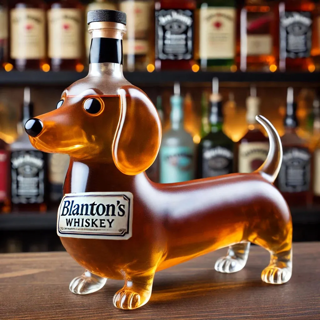 Whiskey Woof Souvenir Keepsake For Dog Lovers Unique Gift Blanton's NALANI