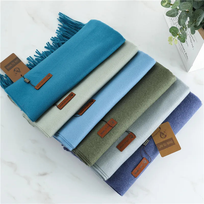 Winter Crystal Cashmere Scarf For Cozy Warmth And Style NALANI