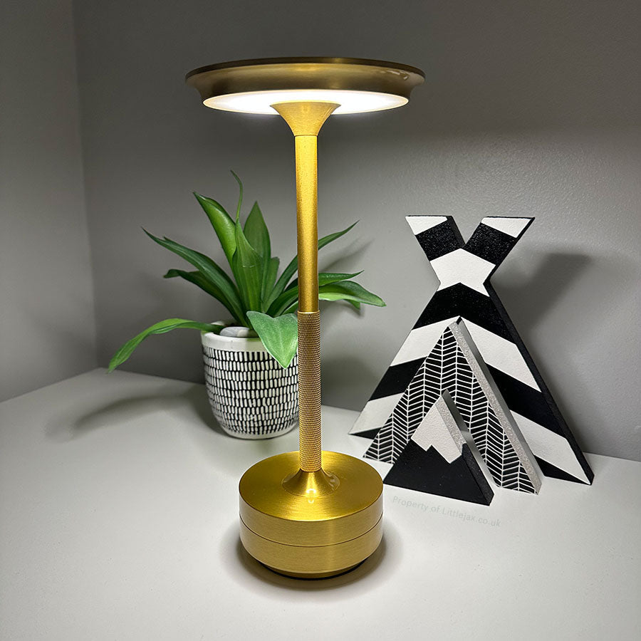 Wireless Modern Aura Table Lamp with Touch Control and Adjustable Light NALANI