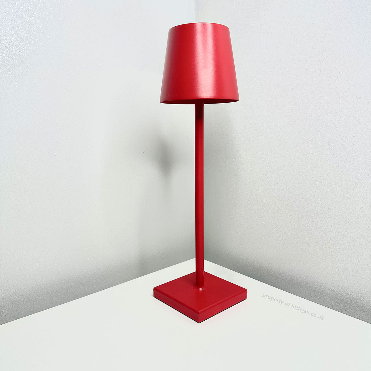 Wireless Rechargeable Table Lamp For Indoor Outdoor Use Red NALANI