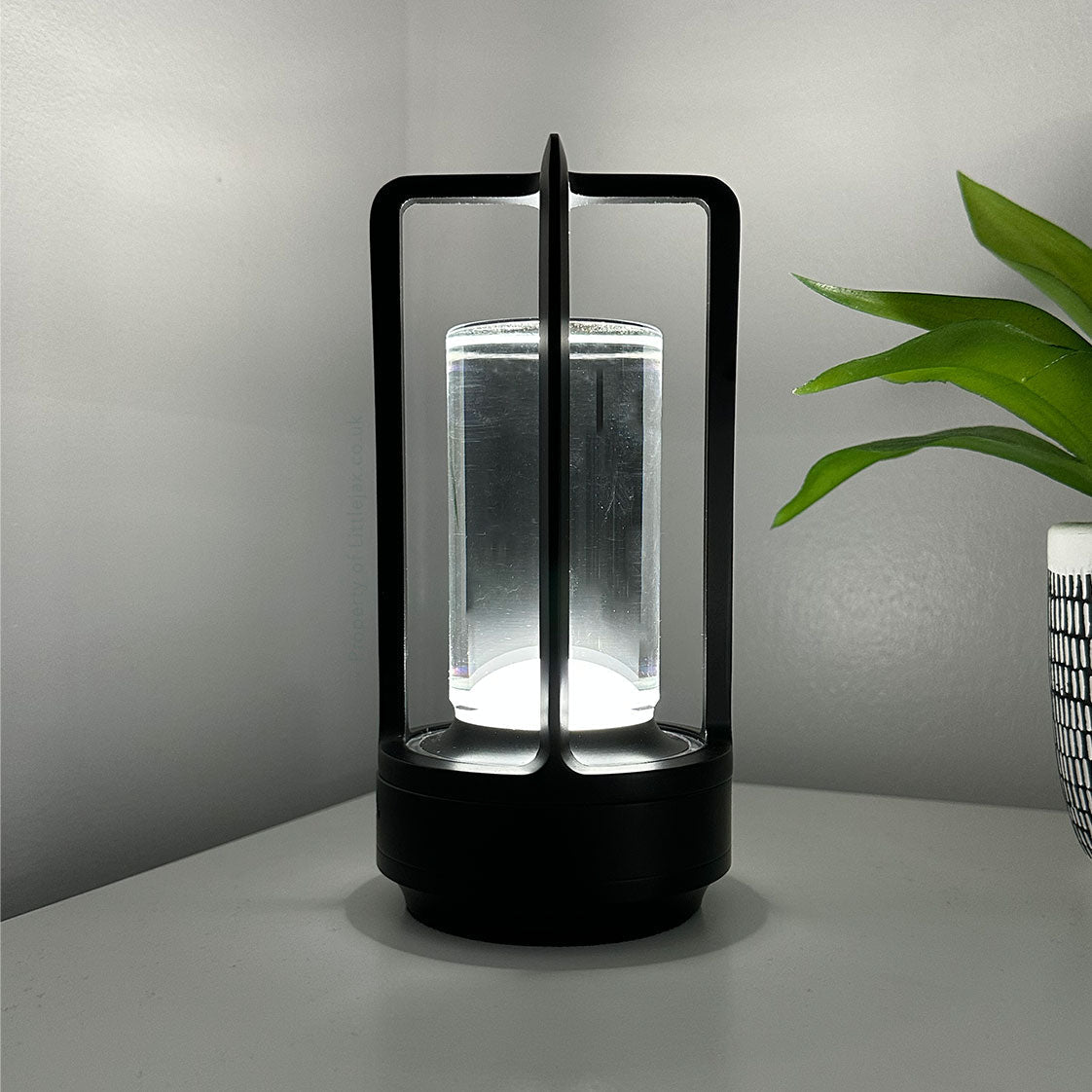 Wireless Vintage Lantern Table Lamp with Adjustable Brightness NALANI
