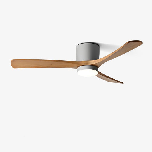 Wooden Ceiling Fan Light 42 Inch 48 Inch Minimalist LED NALANI