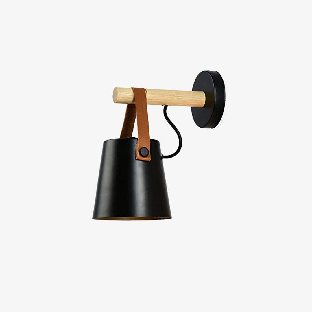 Wooden Conical Wall Light LED Energy Efficient Bedroom Lamp NALANI