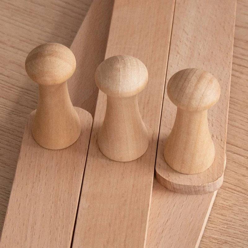 Wooden Pull-Out Clothes Hanger with Wall Hook for Coats and Hats NaLani