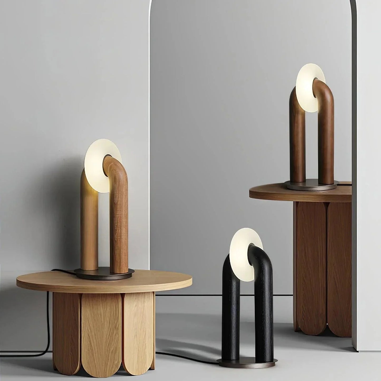 Wooden Touch Dimming Decorative Lighting Fixture for Home Decor NALANI