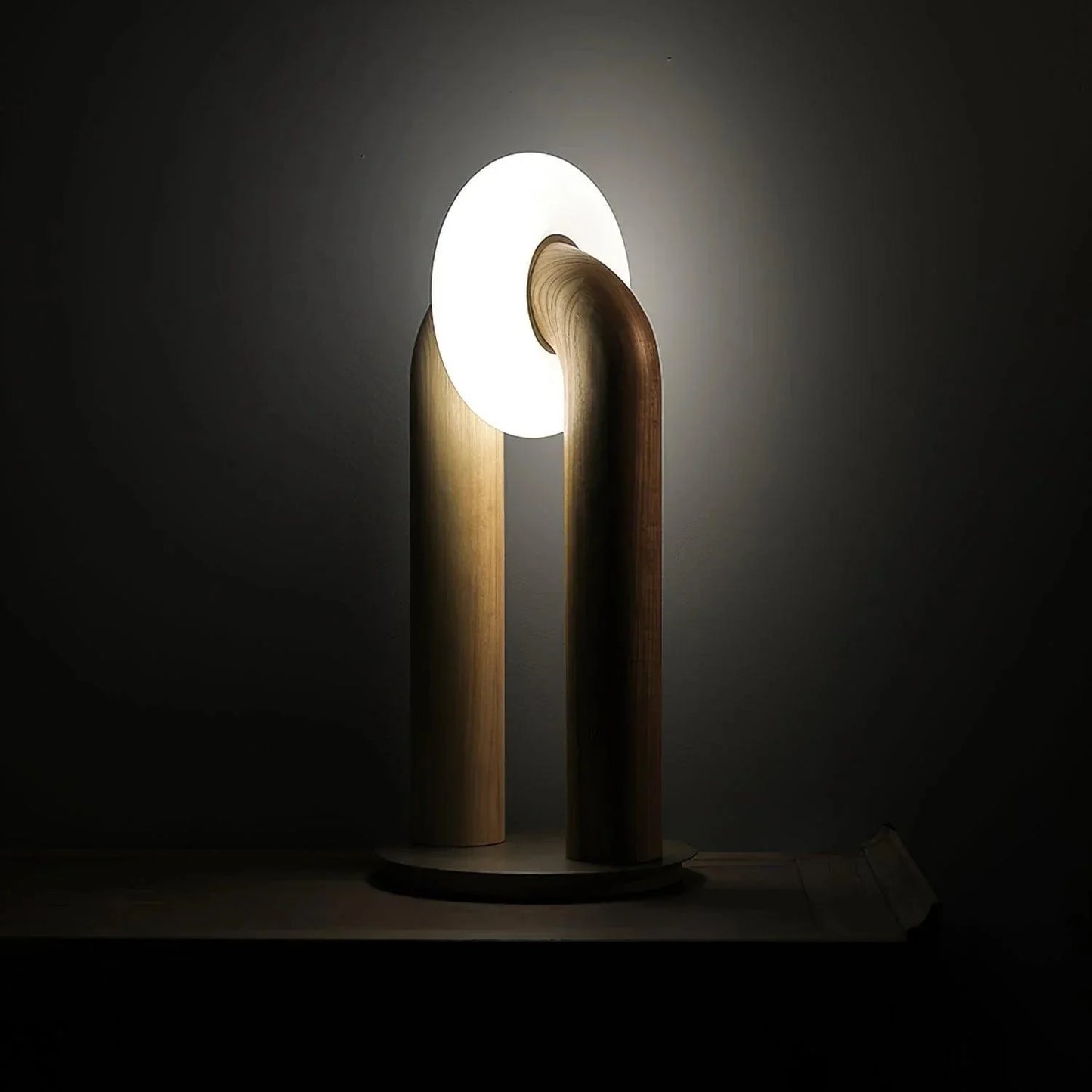 Wooden Touch Dimming Decorative Lighting Fixture for Home Decor NALANI