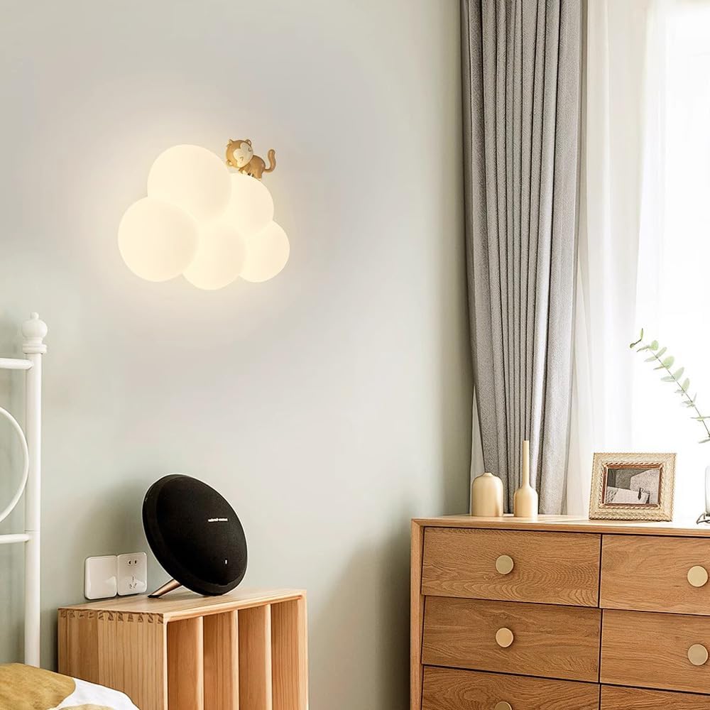 Led Cloud Wall Lamp For Kids Room Soft Night Light NALANI