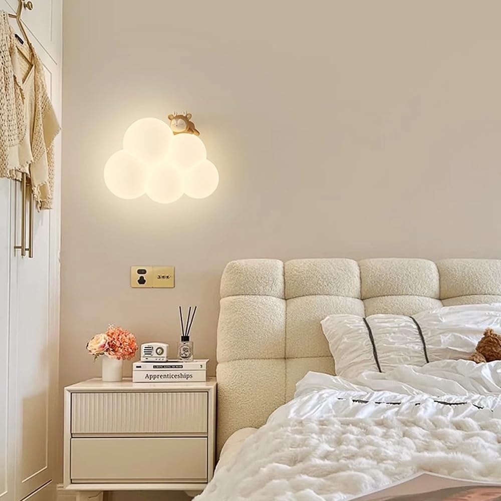 Led Cloud Wall Lamp For Kids Room Soft Night Light NALANI