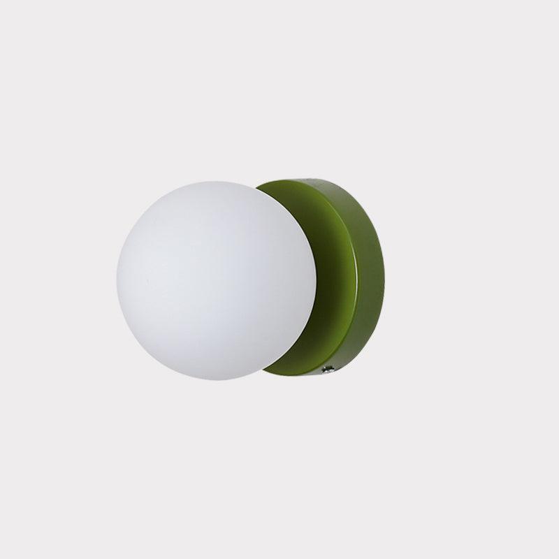 Minimalist Wall Lamp For Cozy Ambient Lighting Adds Charm ∅ 4.7″ x H 4.7″ Dia 12cm x H 12cm Green NALANI