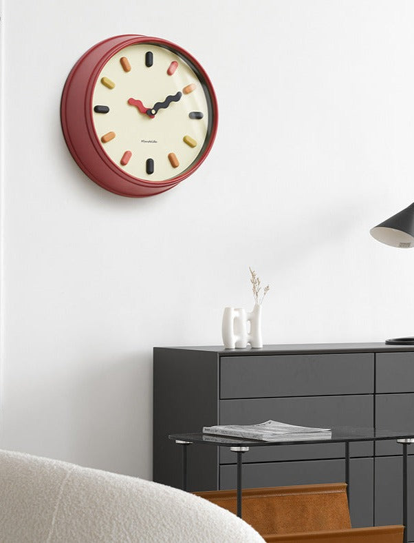 3D Nordic Silent Wall Clock Eco-Friendly Design for Modern Living Rooms NALANI