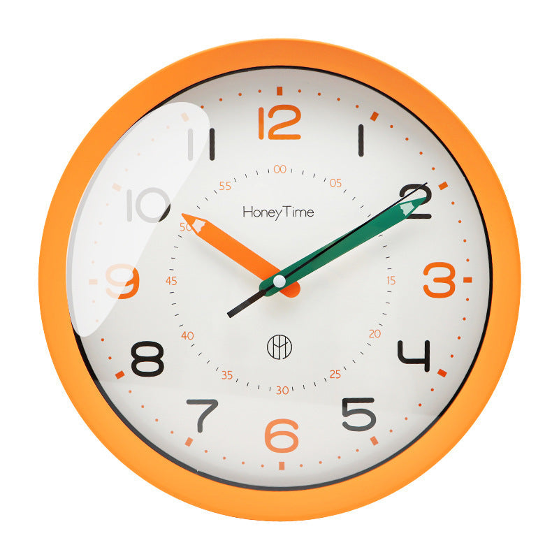 StilKids Ultra Silent Wall Clock for Kids' Rooms & Classrooms 12 Inch Style No. 2 NALANI
