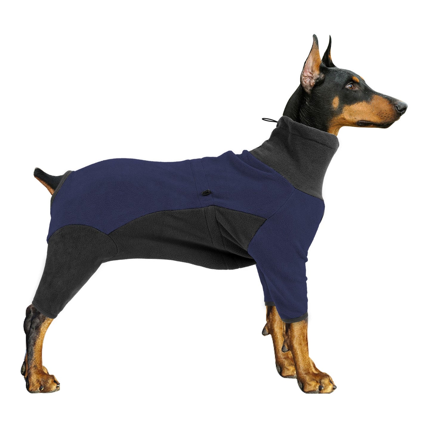 Warm Winter Dog Fleece Coat For Medium And Large Dogs Blue NALANI
