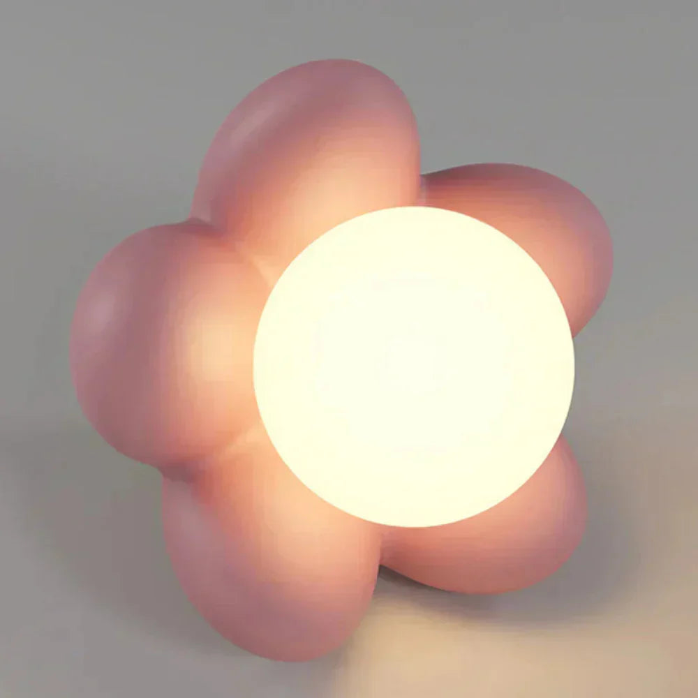 Cream Flower Wall Light for Elegant Home Decor and Illumination Pink NaLani