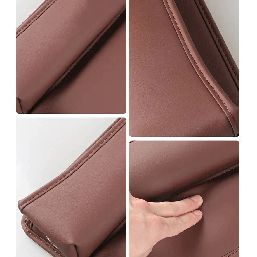 Premium Leather Car Storage Box For Interior Organization-Home Decor-NaLani