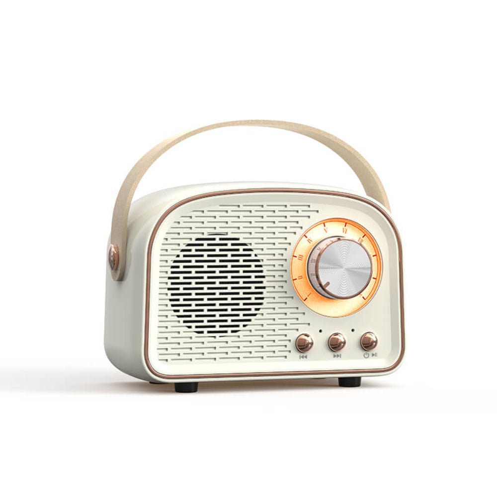 RetroTune - Vintage Bluetooth Radio Lautsprecher White NALANI