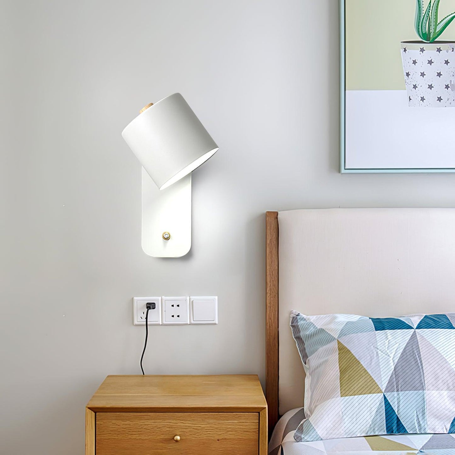 Rotatable Cylinder Wall Lamp With 350 Degree Adjustment NALANI