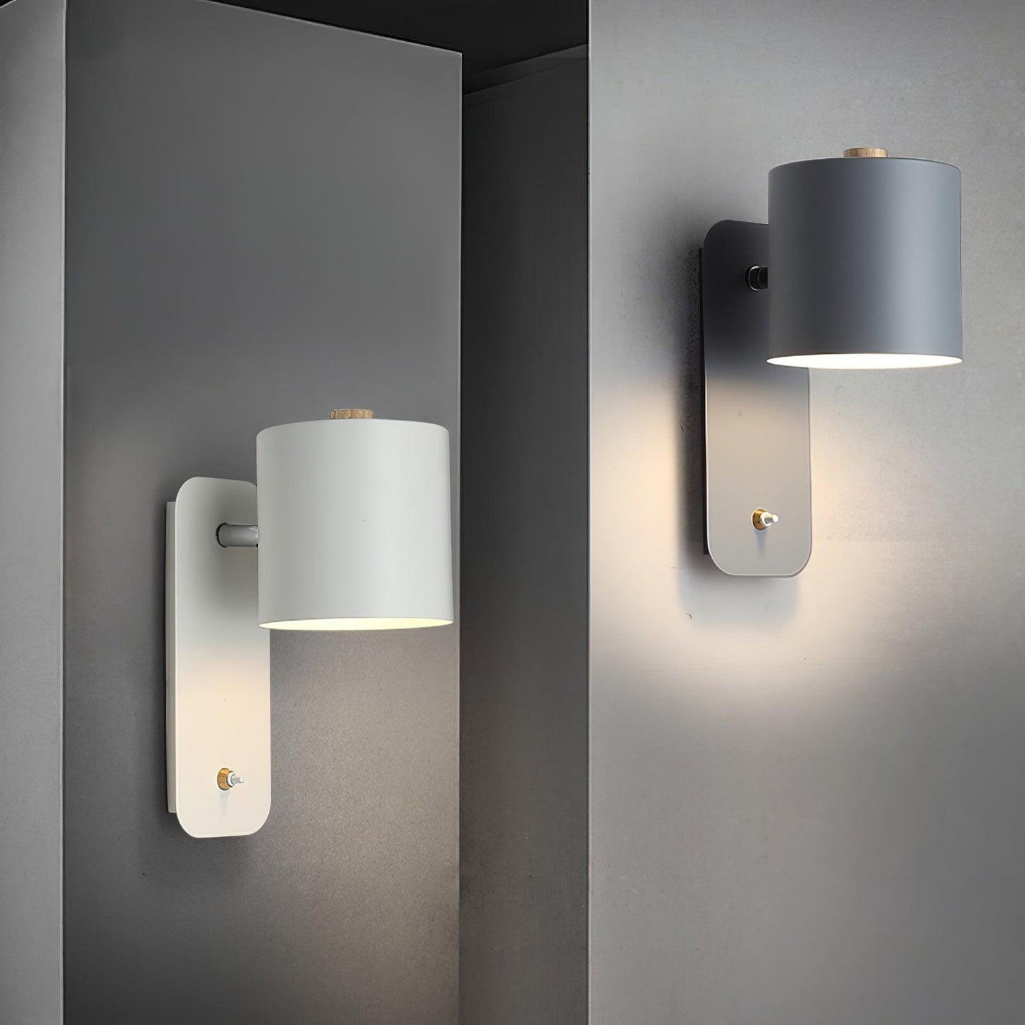 Rotatable Cylinder Wall Lamp With 350 Degree Adjustment NALANI