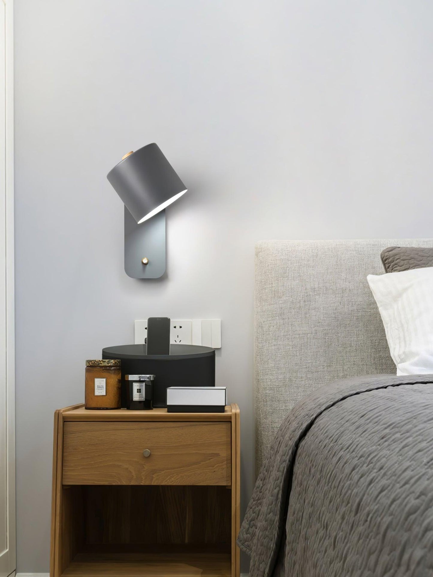 Rotatable Cylinder Wall Lamp With 350 Degree Adjustment NALANI