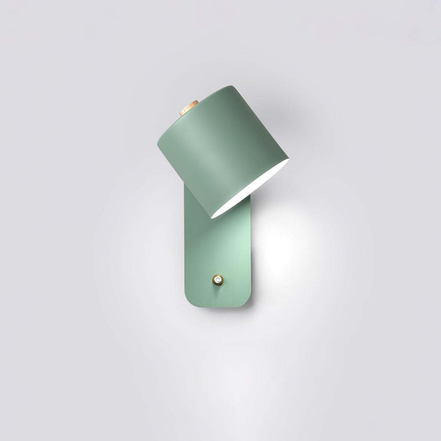 Rotatable Cylinder Wall Lamp With 350 Degree Adjustment ∅ 5.1″ x H 11.8″ Dia 13cm x H 30cm Green NALANI