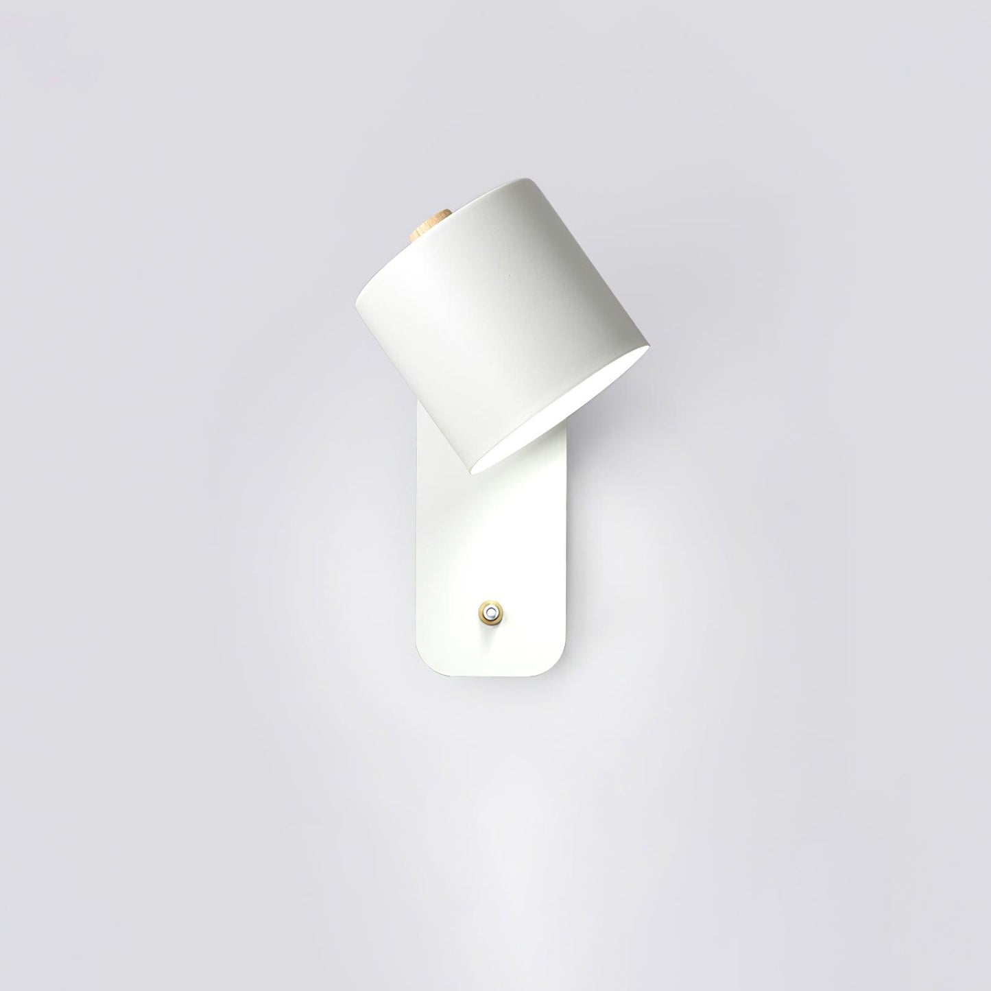 Rotatable Cylinder Wall Lamp With 350 Degree Adjustment ∅ 5.1″ x H 11.8″ Dia 13cm x H 30cm White NALANI