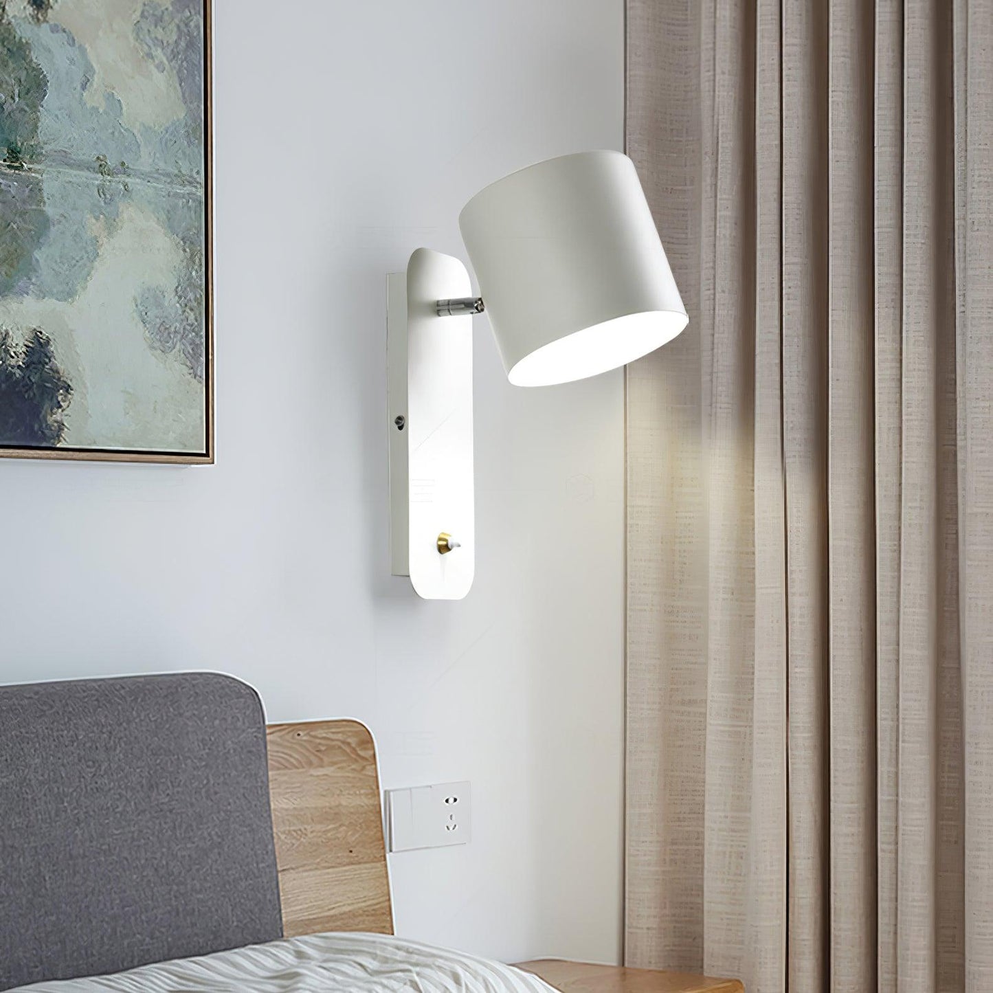 Rotatable Cylinder Wall Lamp With 350 Degree Adjustment NALANI