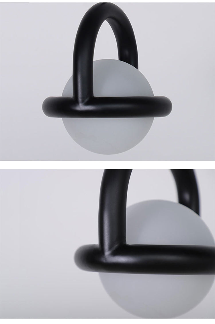 Acrylic Pendant Light With Colorful Globe Finish And LED NALANI