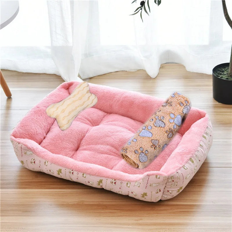 Colorful Comfortable Dog Bed For Pets Cozy Resting Spot NALANI