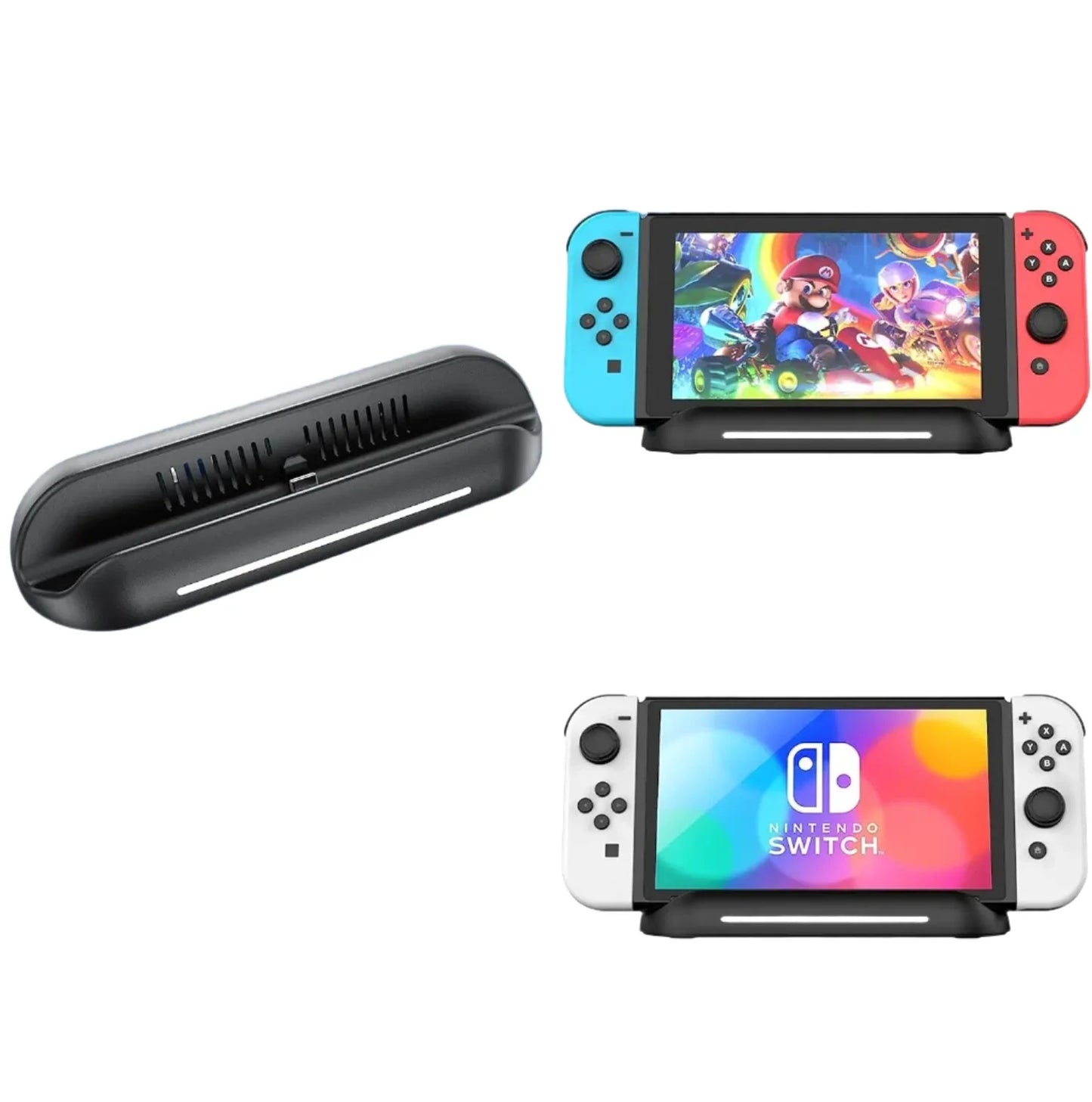 LED Charging Dock For Switch Console With LED Indicator NALANI