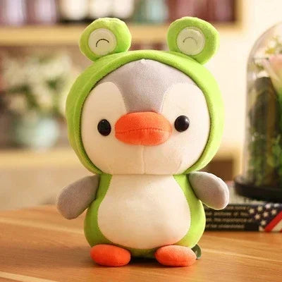 Transforming Plush Toy Penguin Dinosaur Frog Unicorn Bee Frog 25cm NALANI