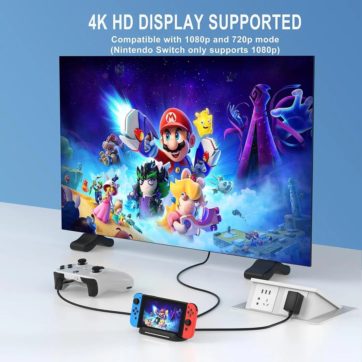 LED Charging Dock For Switch Console With LED Indicator NALANI