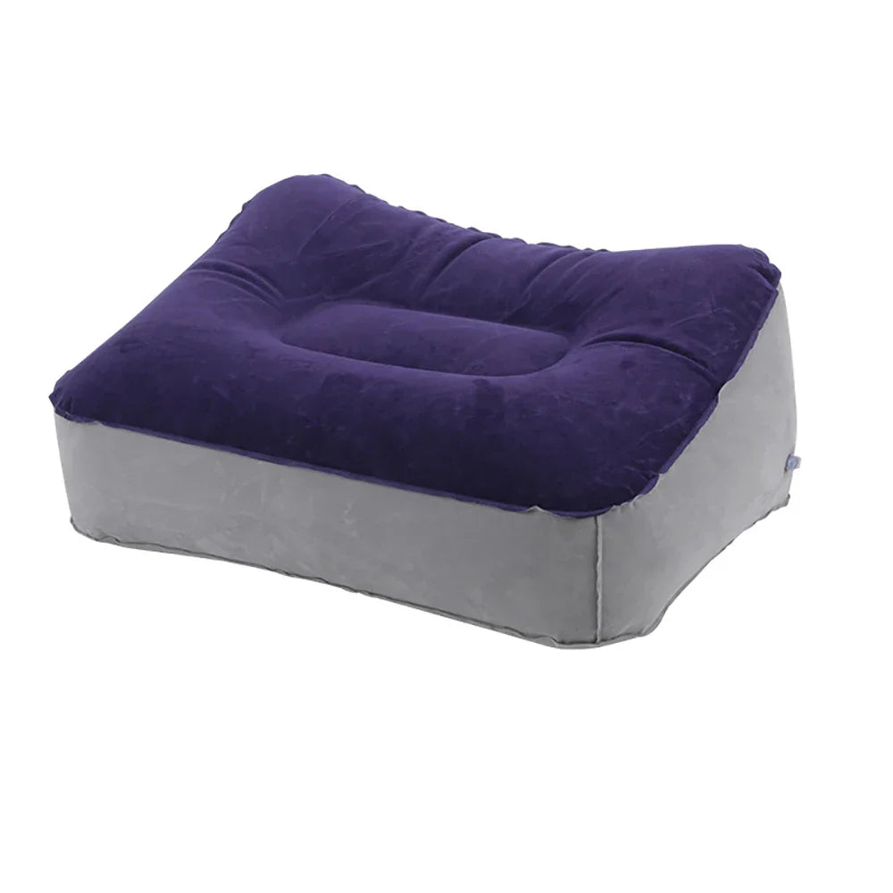 Inflatable Body Position Pillow For Intimate Comfort blue and gray NALANI