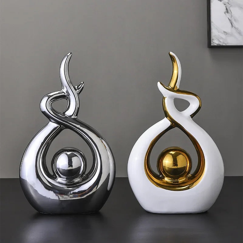 Modern Ceramic Sculpture for Stylish Home Decor and Aesthetic Appeal NaLani