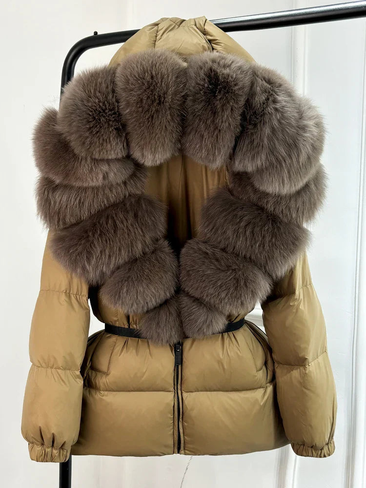 Winter Puffer Jacket With Fur Hood For Women Deluxe NALANI