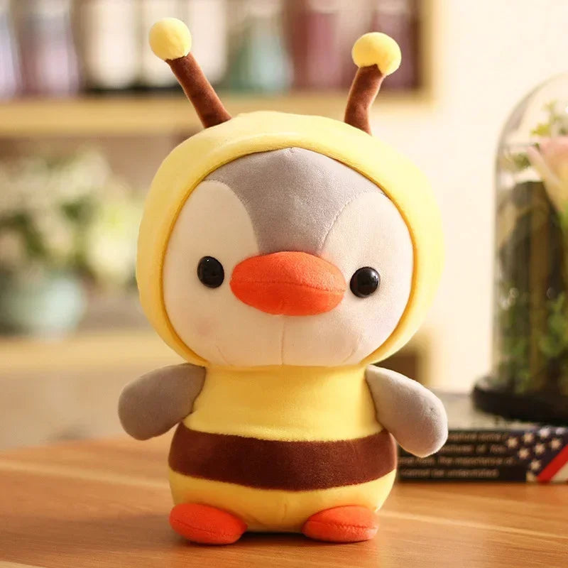 Transforming Plush Toy Penguin Dinosaur Frog Unicorn Bee Bee 25cm NALANI