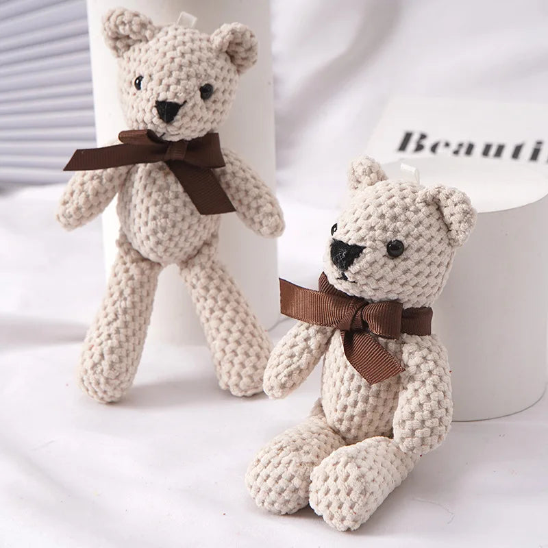 Cute 15cm Plush Bear Keychain For Babies Safe Soft Toy NALANI
