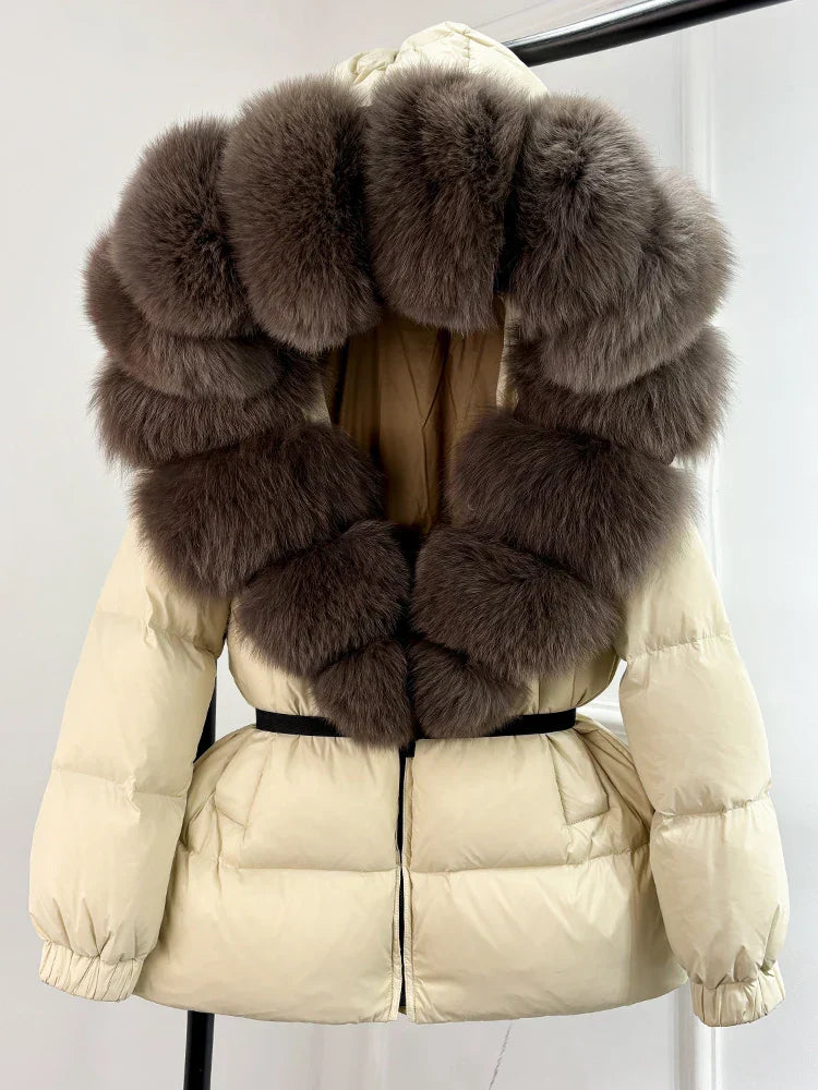 Winter Puffer Jacket With Fur Hood For Women Deluxe NALANI