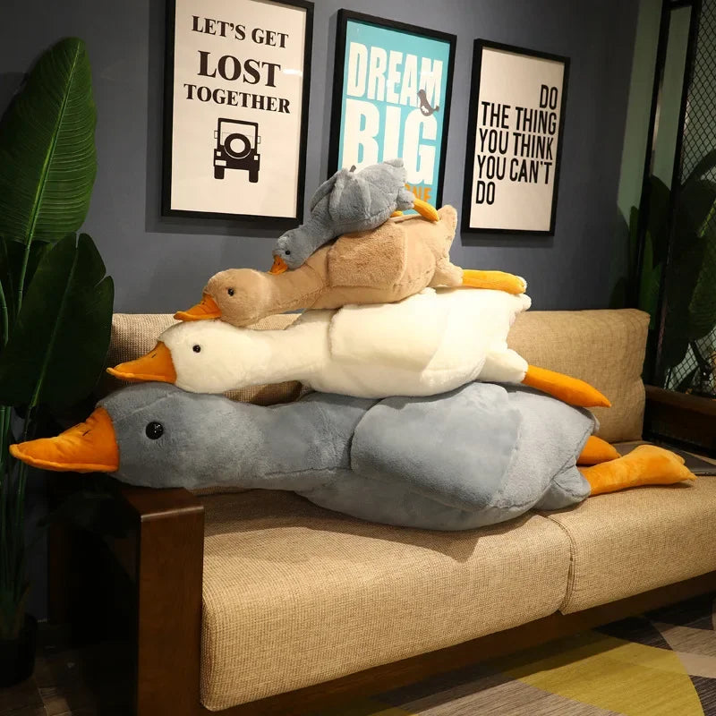 Fluffy Goose Plush Toy For Kids Sofa Pillow Home Decor Gift NALANI Mode