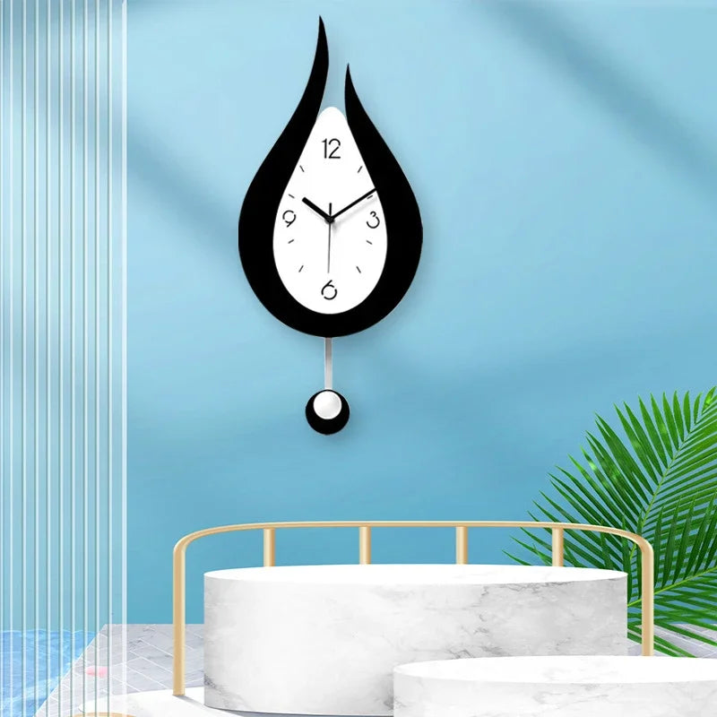 Cirquio | Modern Water Drop Wall Clock for Stylish Home Decor NALANI