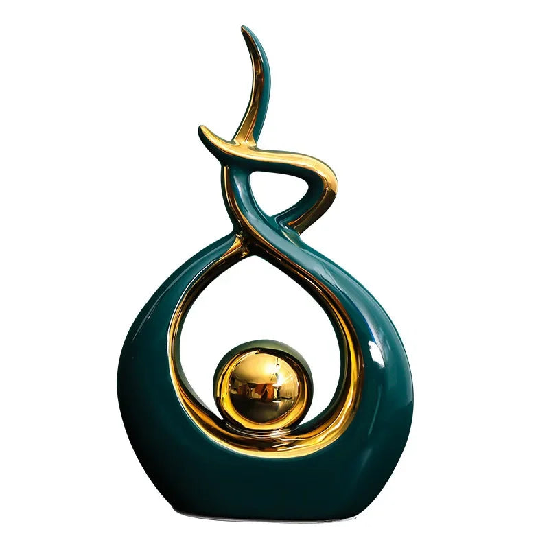 Modern Ceramic Sculpture for Stylish Home Decor and Aesthetic Appeal NaLani