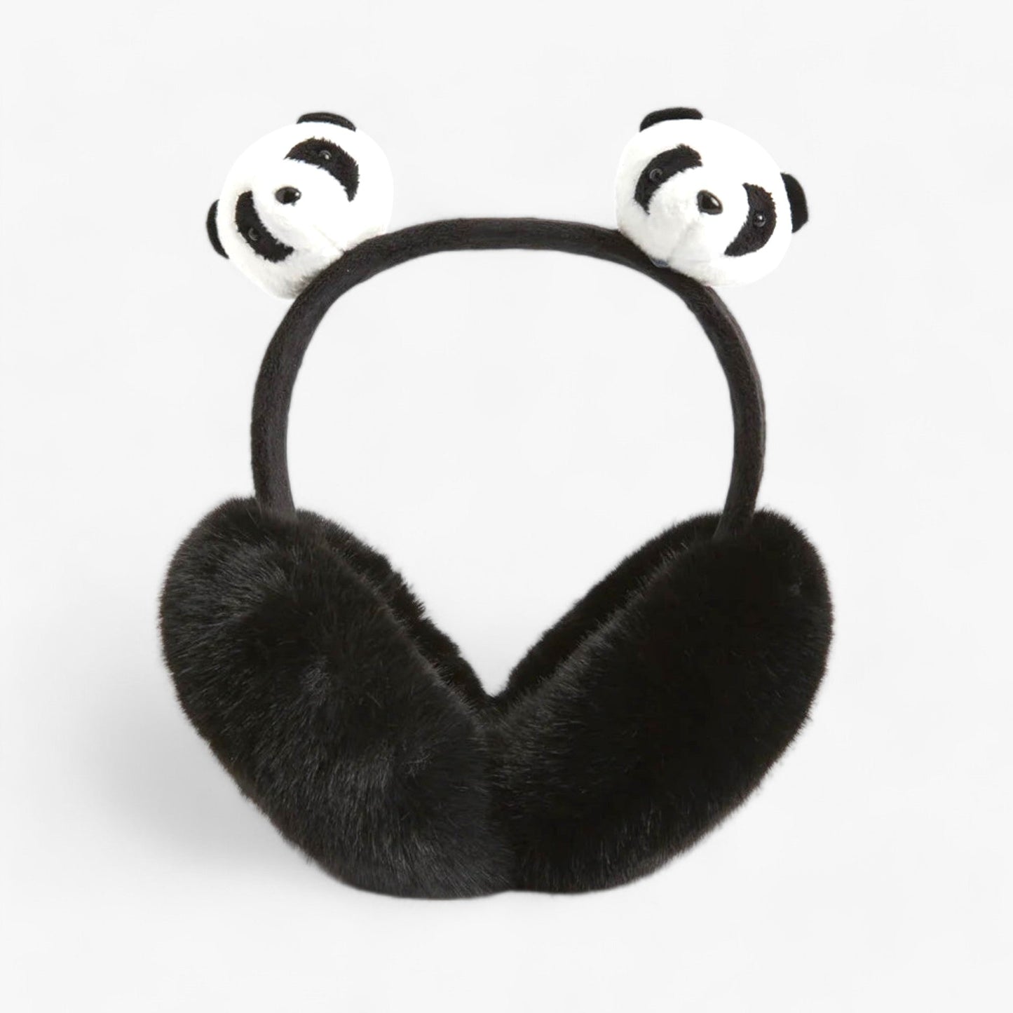 Faux Fur Ear Warmers For Winter Luxury And Cozy Comfort Panda NALANI