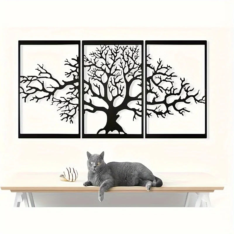 Elegant Metal Tree Wall Art for Home Decor and Nature Lovers NALANI