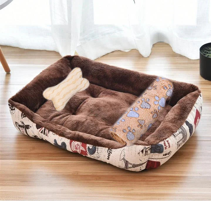 Colorful Comfortable Dog Bed For Pets Cozy Resting Spot NALANI
