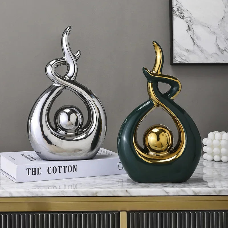 Modern Ceramic Sculpture for Stylish Home Decor and Aesthetic Appeal NaLani