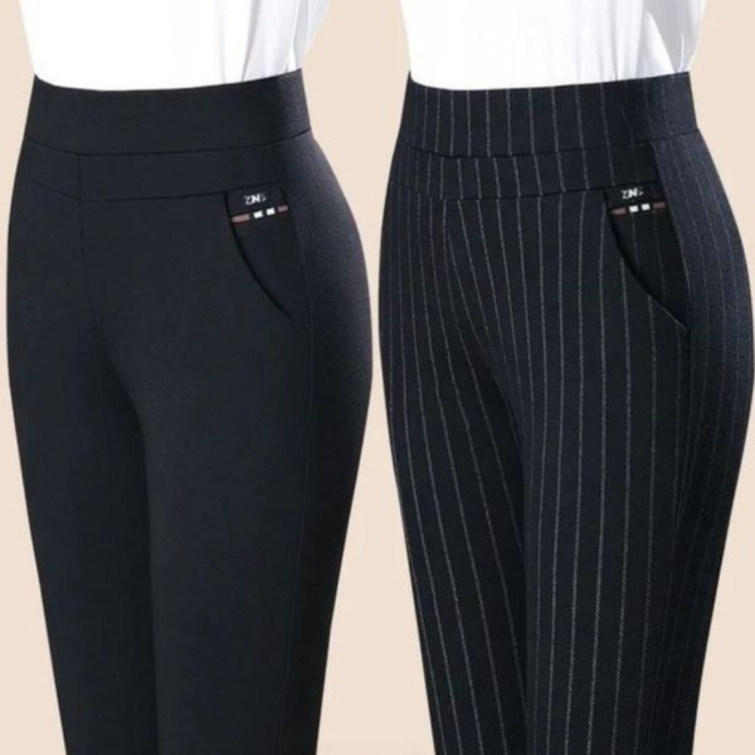 Nalani Women's High-Waisted Yoga Leggings – Stretch Fit – Faux Pocket Detail – Comfortable & Flexible