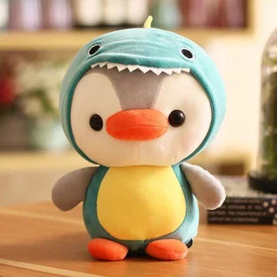 Transforming Plush Toy Penguin Dinosaur Frog Unicorn Bee Dino 25cm NALANI