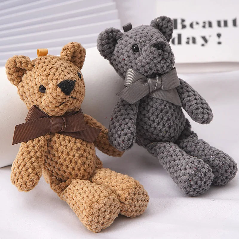 Cute 15cm Plush Bear Keychain For Babies Safe Soft Toy NALANI