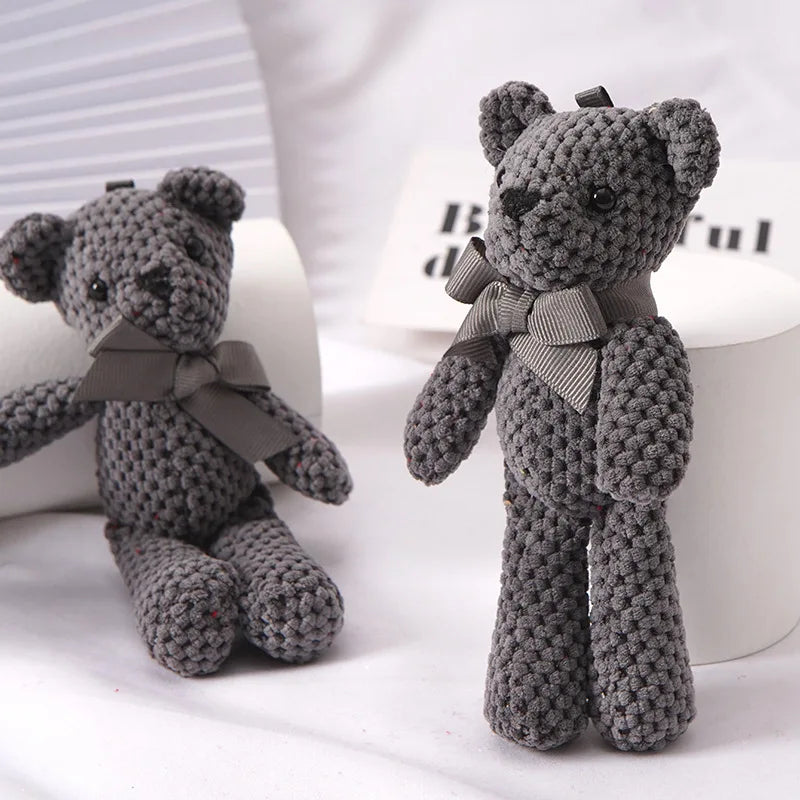 Cute 15cm Plush Bear Keychain For Babies Safe Soft Toy NALANI